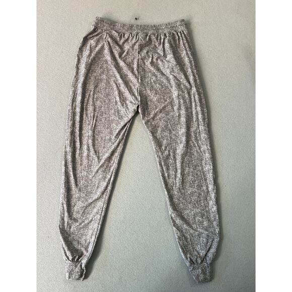 BAE CITY Joggers Women’s 2X Gray Gold Accent Soft Stretch Lounge - Picture 2 of 4